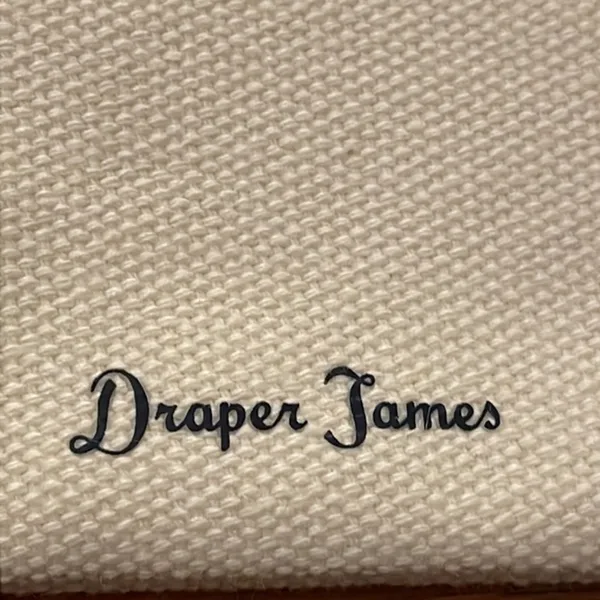 Draper James Red White Go Y'all Cotton Wristlet bag 5x6 Inches - Image 2