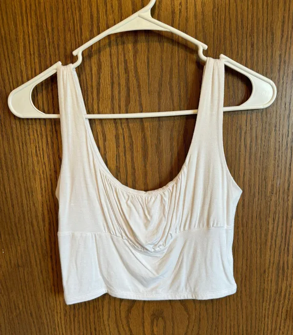 Cropped Top White Size M - Image 2