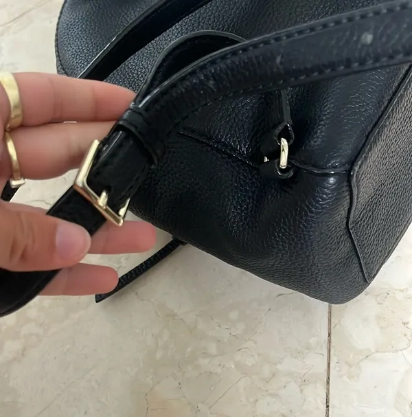 Kate Spade Black Leather Mini Backpack - Image 5