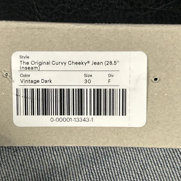 Everlane The Curvy Cheeky Straight Jeans Womens 30R High Rise Blue Denim New - Image 4