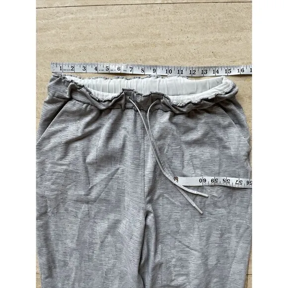Lululemon Women‎ Jogger Camo Heather Grey Size 10 Texture Active Run - Image 3