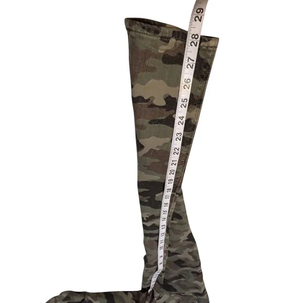 Hudson Barbara Super Skinny Camo Jeans Women’s Size 30 Stretch - Image 5