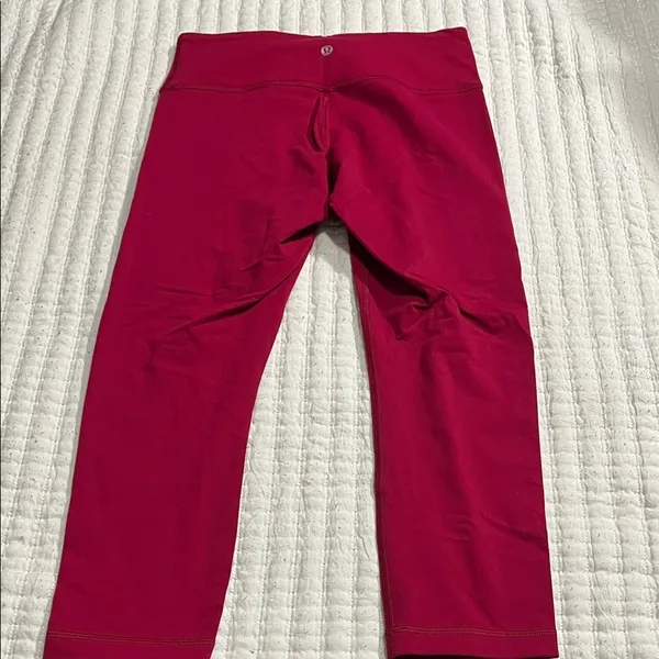 lululemon athletica red Leggings - Image 3
