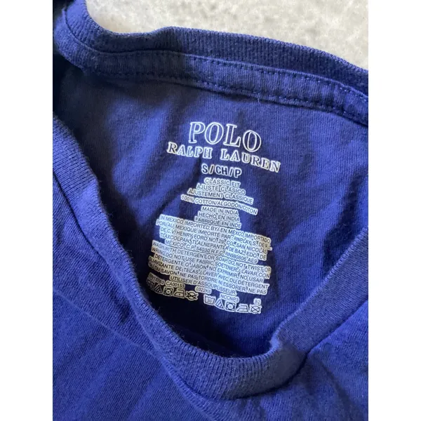 Polo Ralph Lauren Womens Classic Fit Blue Cotton Short Sleeve T-Shirt Size S - Image 3