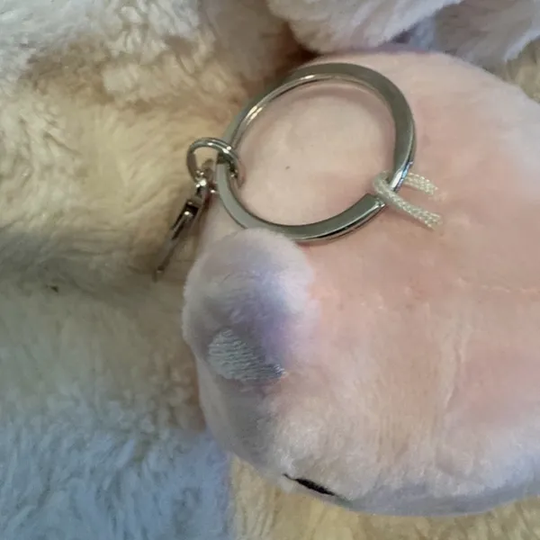 Aurora Mini Strawberry Meowchi Clip-On Tasty Peach Enchanting Stuffed Animal - Image 4