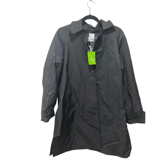 Sam Edelman Single Breasted Swing Trench Coat Size Large‎ - Image 6