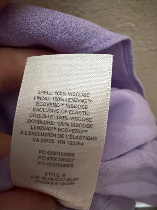 Aritzia Sunday Best Jackson‎ Mini Dress Lavish Lavender Purple Size Large - Image 5
