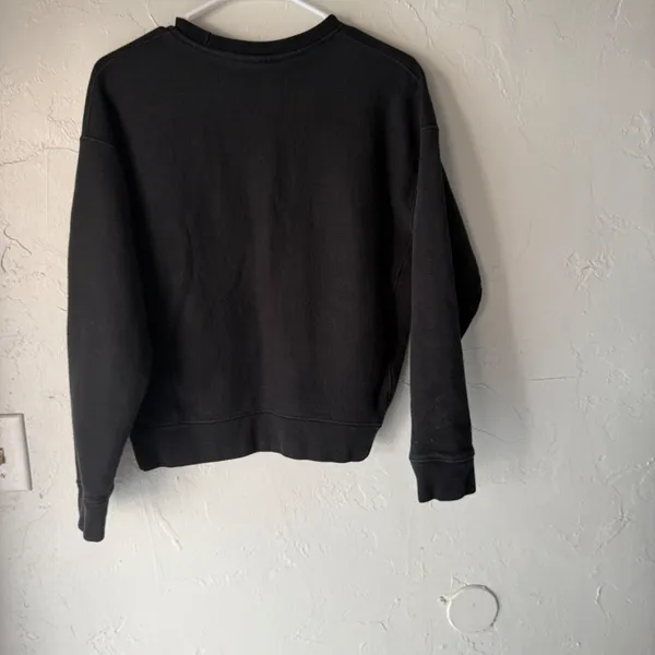 Champion Reverse Weave‎ Vintage Black Crewneck Sweatshirt Women's Medium C Logo - Image 8