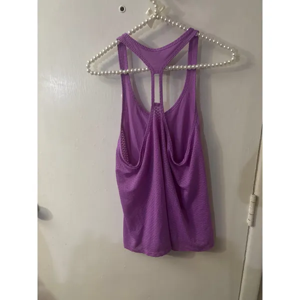 Under Armour Fitted Y Racerback Tank Top S Vented Activewear Athleisure Casual - Image 6