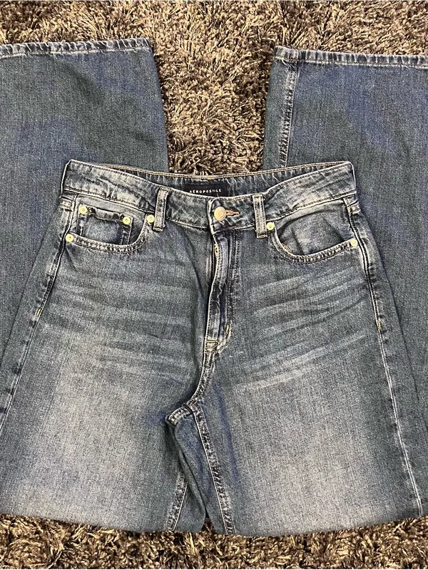 🌺Aeropostale High Rise Wide Leg Jeans Size 6🌺 - Image 3