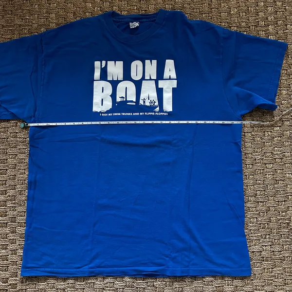 Delta I’m on a boat men’s 2xl t-shirt - Image 3