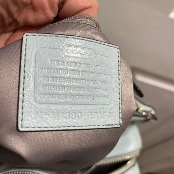 Coach. Baby Blue Satchel. - Image 3