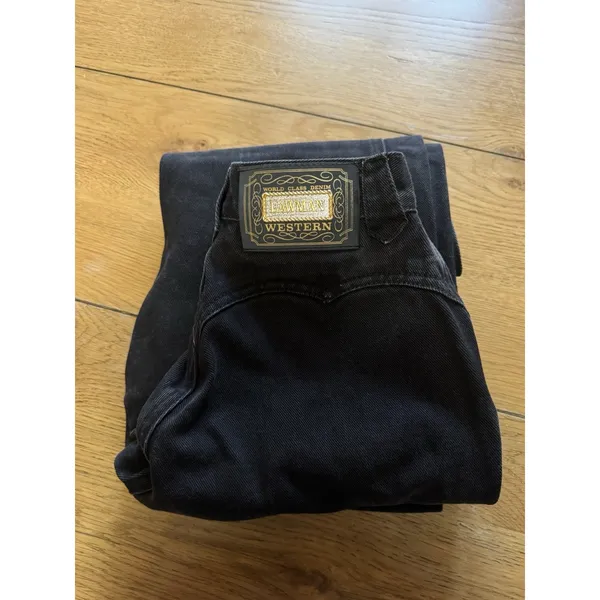 Lawman Superior Fit Western Jeans Women Size 1 Black Denim High Waist‎ Hong Kong - Image 11