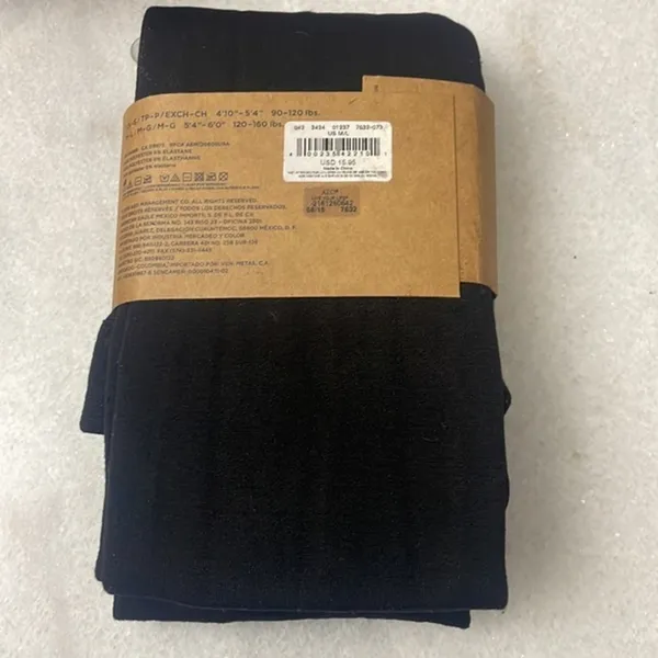 American Eagle Outfitters tight woman’s black fleece lined NWT leggings Sz M/L - Image 5