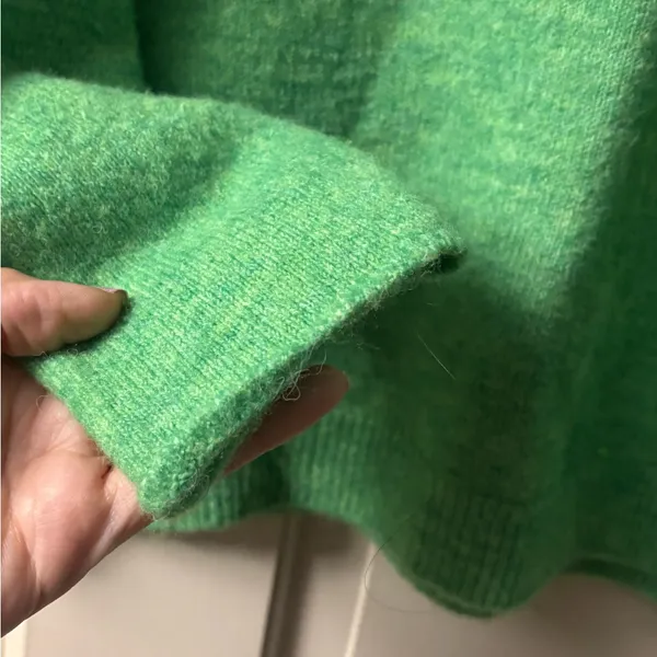 ASOS Design bright green oversized sweater - Image 4