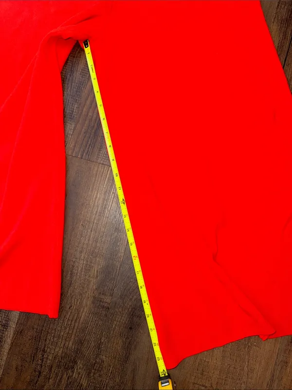 Theory high-waist wide-leg crop pants in a vibrant red - Image 6