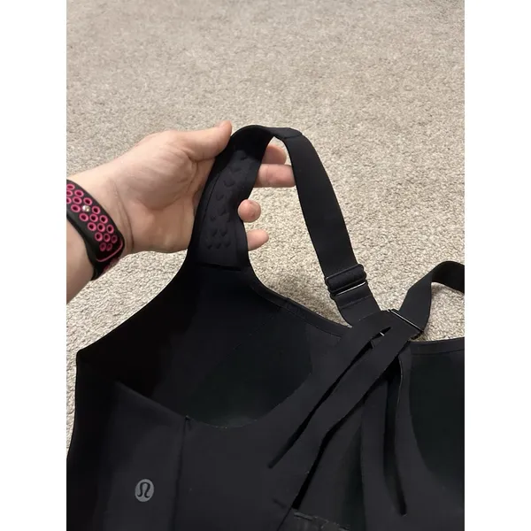 Lululemon AirSupport Bra *High Support DDD Cups $98 BLK/ASGY Size 36DDD‎ - Image 5
