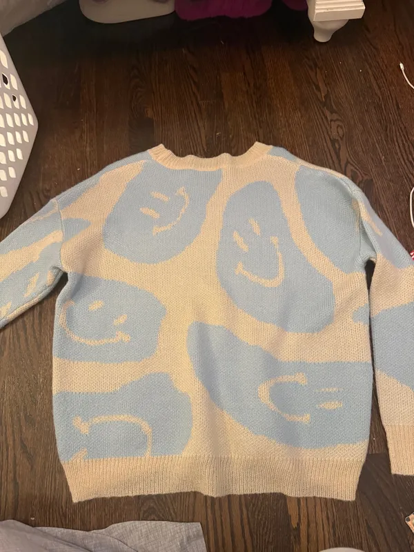 altard state blue and cream sweater - Image 2