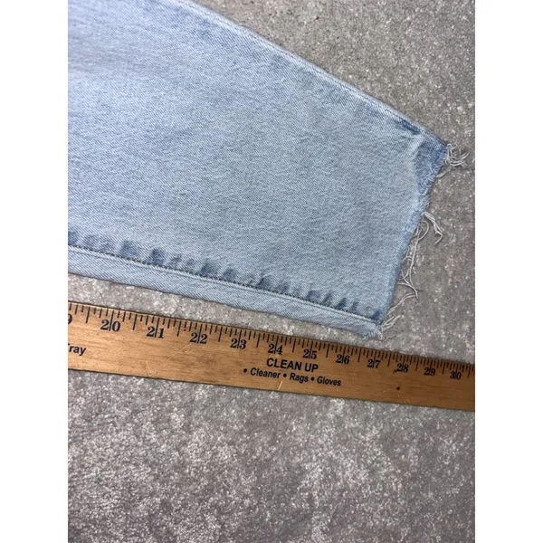 pistola kate slim‎ jean high rise raw hem light wash 26 - Image 9