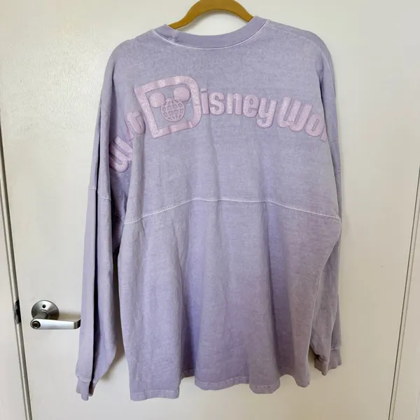 Purple Disney World Spirit Jersey Sz XL Glitter Lavender Lilac WDW - Image 7
