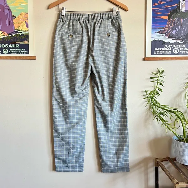 Vintage Inspired Plaid Brownie Womens Old Money Preppy Modern Indie Size S/M EUC - Image 2
