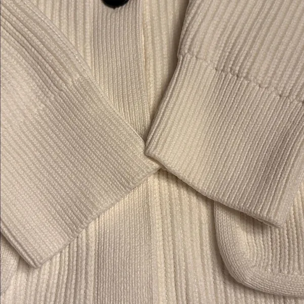 J Crew women’s Four-pocket cardigan chunky ivory CG804 Size XL NWT - Image 8