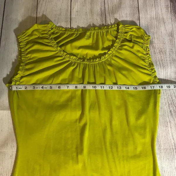 Loft Womens Elastic Sleeve Blouse Sz M - Image 9
