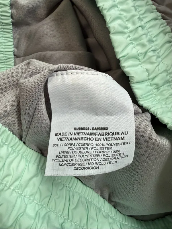 Nike Women's Gray & Mint Green Athletic Running Shorts Size M - Image 8