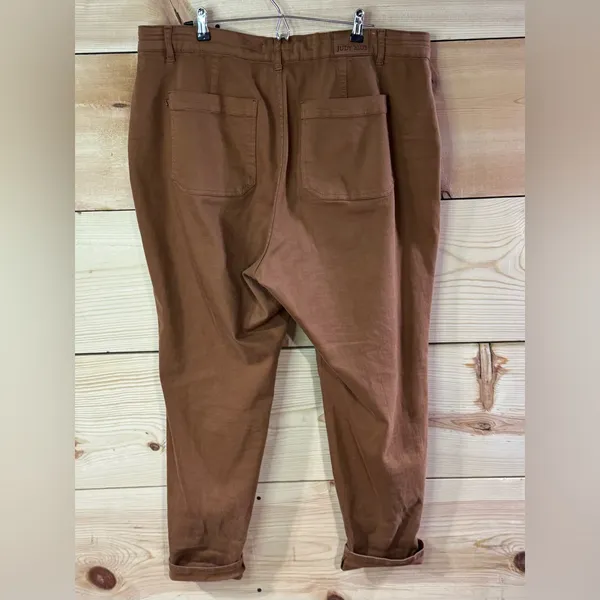 Judy Blue Garment Dyed Cuffed Jeans - Image 3