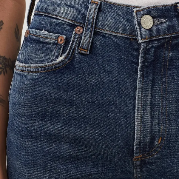AGOLDE‎ Merrel High Rise Organic Cotton Jeans in Blue Size 24 - Image 3