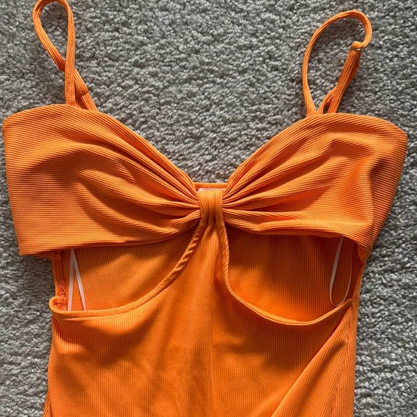 Princess Polly Vibrant Orange Maxi Dress - Image 2