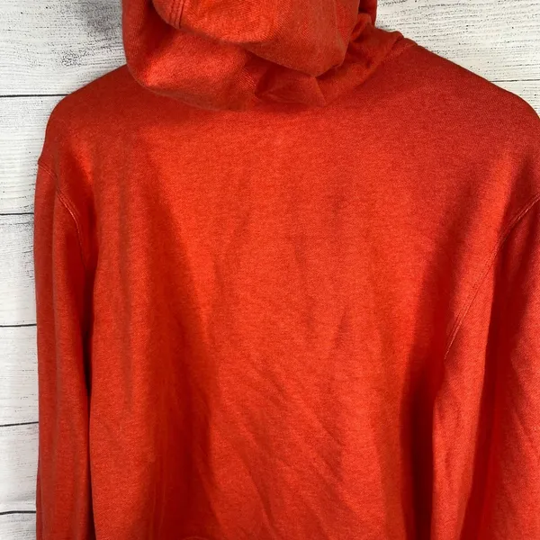 Cabi Womens Small Tangerine Deluxe Zip Up Hoodie Orange Zip Front Sweatshirt - Image 6