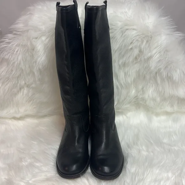 H by Halston Tall Shaft Leather Boots Size 9B BIN 12‎ - Image 6