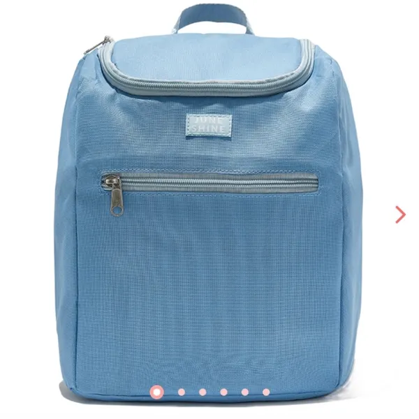 JuneShine Insulated Cooler Backpack in Blue NEW - Image 2