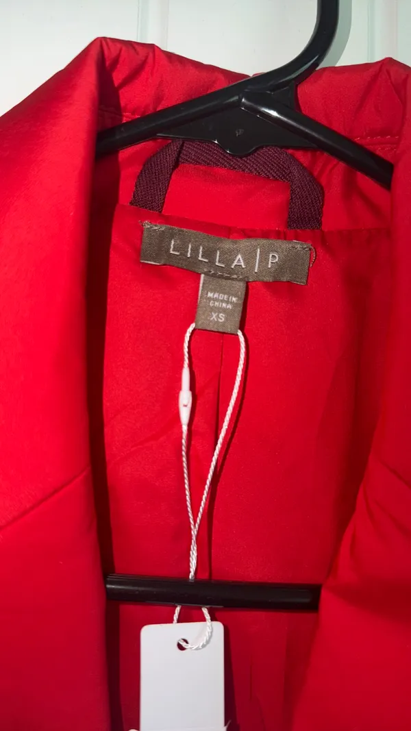 Women’s Lilla P Red Blazer Jacket XS - Image 2
