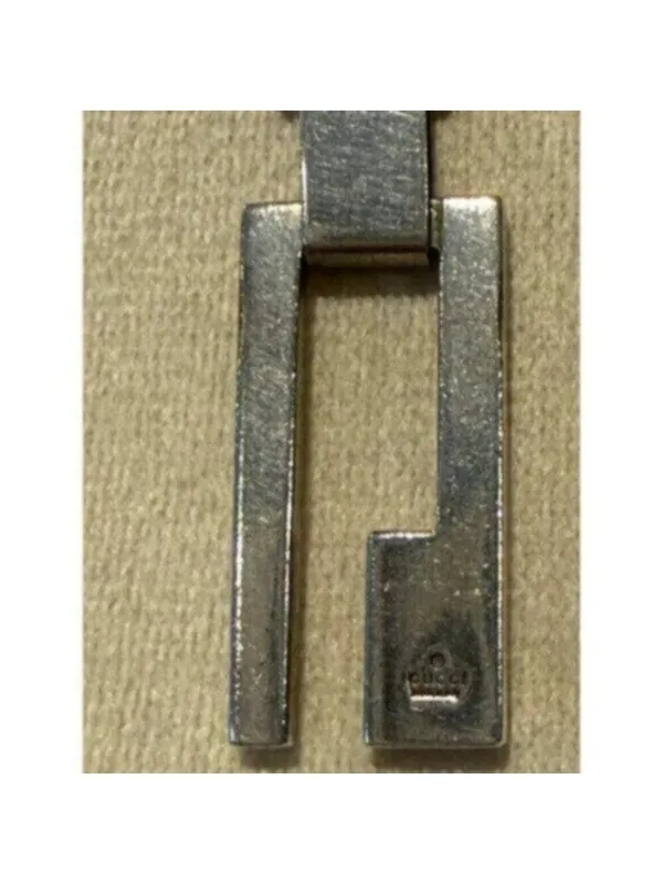GUCCI G Necklace Sterling Silver 925 Made in Italy - Image 6