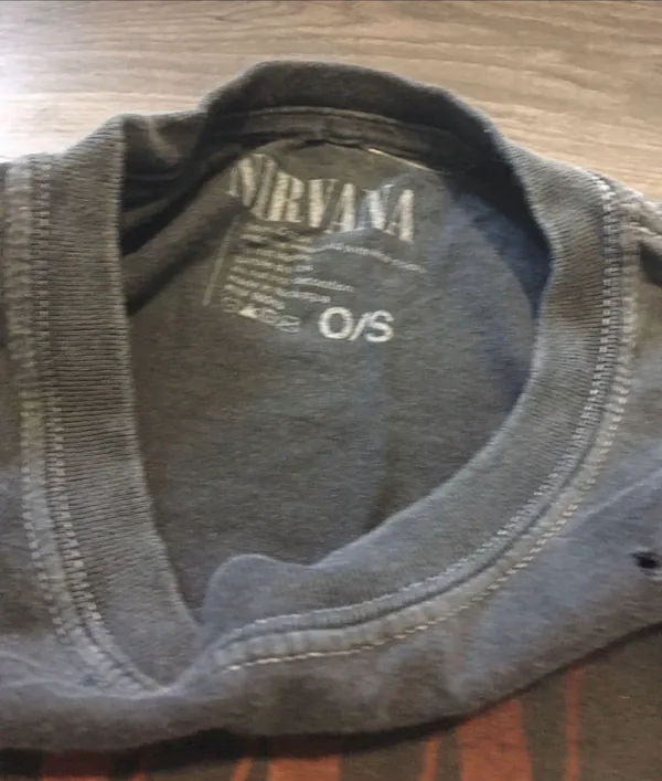 Nirvana Oversized T-shirt Sz O/S - Image 6