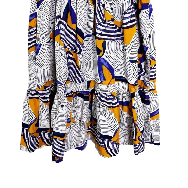 Anthropologie The Somerset Cotton Beach Umbrella Print Mini Dress Size S - Image 8