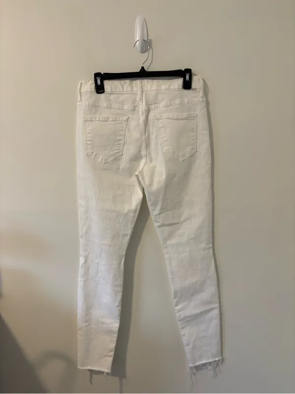 MOTHER The Pixie Ankle Fray‎ Size 29 White - Image 3