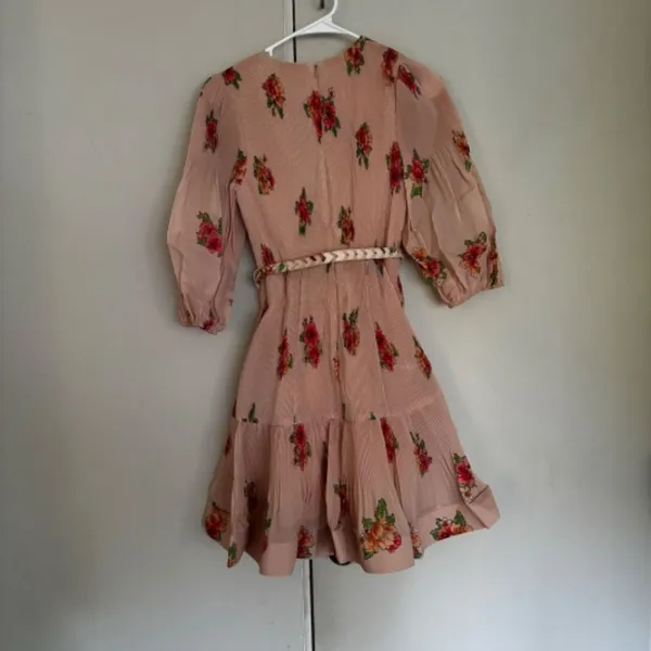 NWT zimmermann pleated floral dress AU0 - Image 12