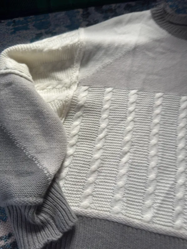 SheIn Patchwork Sweater - Image 2