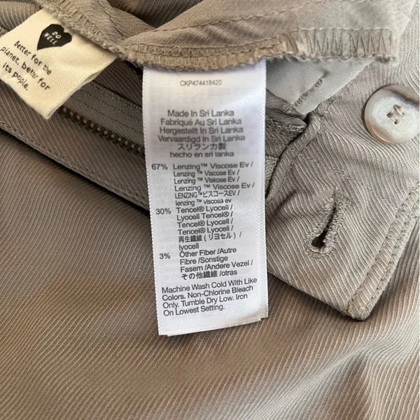 Madewell Neale straight Leg Pants Tan Size 4 Trousers - Image 9