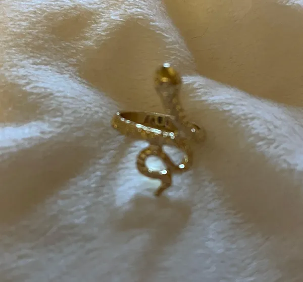 Snake gold ring - Image 2