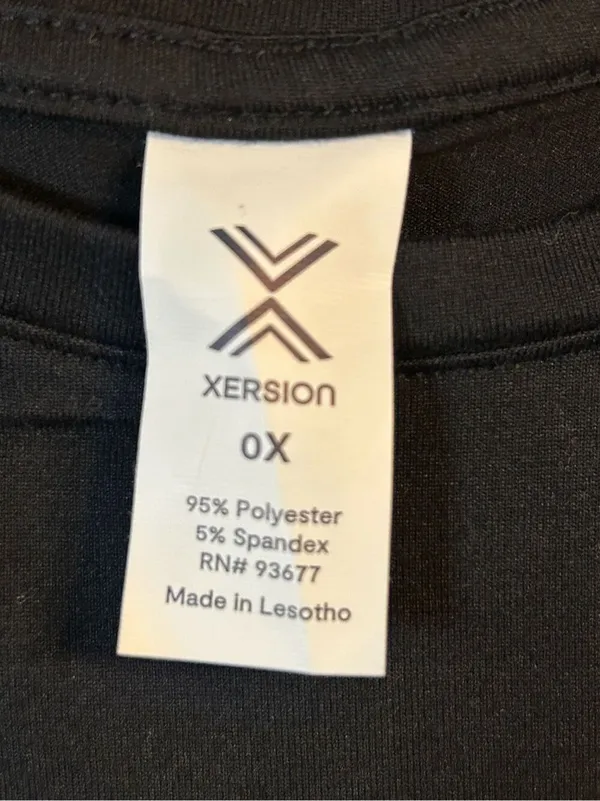 Xersion Quick Dri Tank Top Black Womans Size 0X nwt (0241) - Image 2