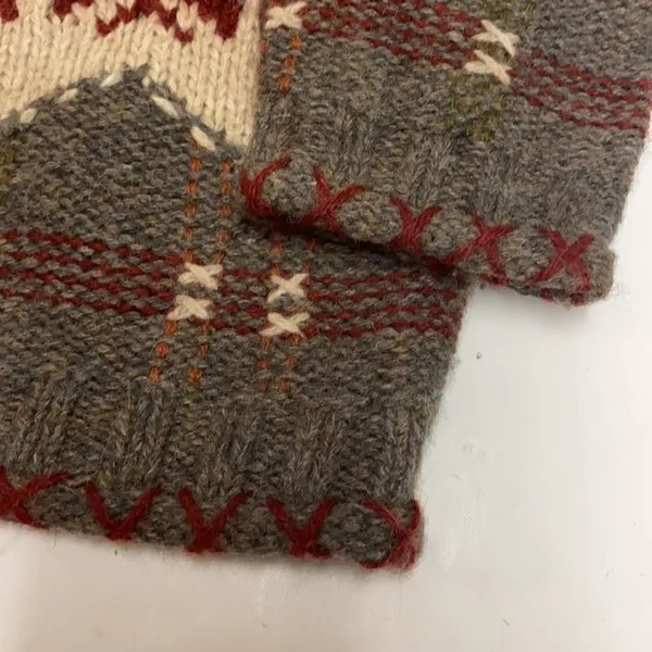 Harry and David’s Northwest express‎ heavy Nordic wool Fisherman Core sweater - Image 3