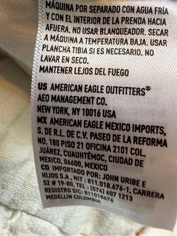 American Eagle Outfitters White Linen Wide Leg Pants Size 8 Casual Summer - Image 12