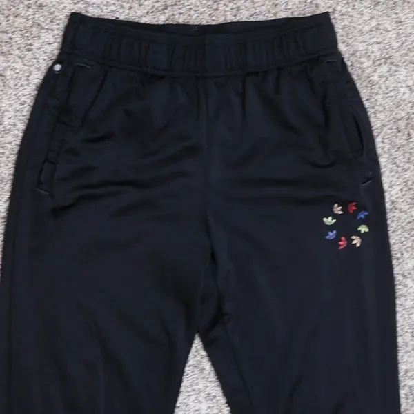 Adidas Kids Black Adicolor‎ Track Pants Shattered Trefoil Tapered Joggers 13-14Y - Image 11