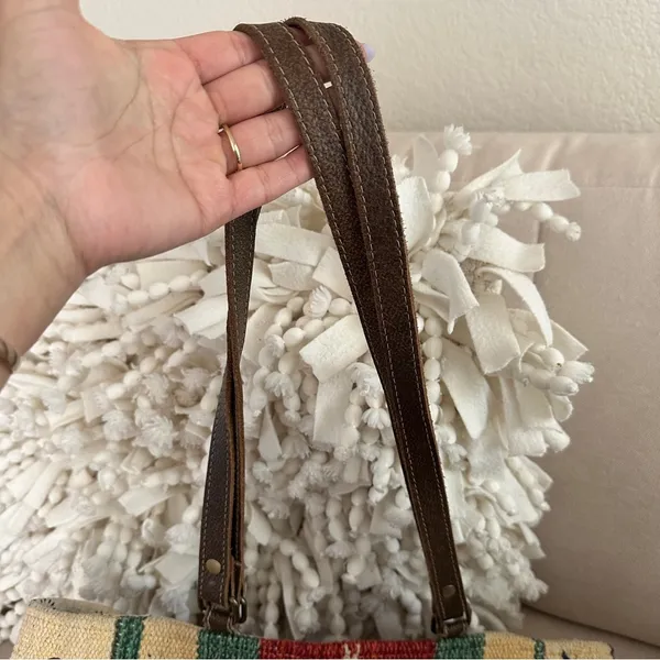 MYRA Bag Radiant Red Bucket Bag Western Cowgirl Boho Purse Large - Image 11