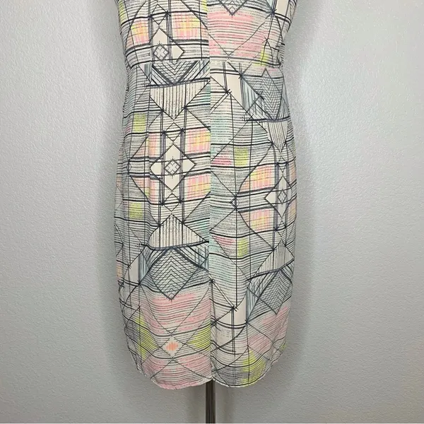 Forever 21 Geometric Print Sheath Dress, Sz Large - Image 10