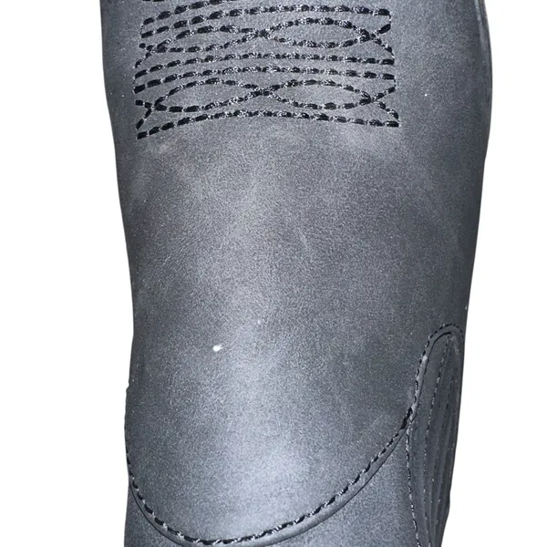 BLOWFISH‎ MALIBU Black Vegan Suede Low Block Heel Ankle Coastal Cowgirl Boot - 9 - Image 11